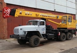АВТОКРАН КС-55713-3 НА БАЗЕ УРАЛ 25 ТОНН