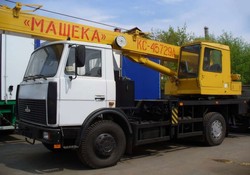 АРЕНДА АВТОКРАНА МАШЕКА КС-45729А НА ШАССИ МАЗ-5337